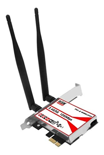 Rede Pcie Pci-e Wifi C/Bluetooth Qualcomm Dual Band 867mbps