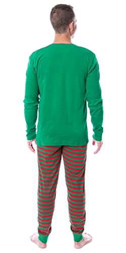 INTIMO Looney Tunes Marvin the Martian Christmas Season's Greetings Character Tight Fit Matching Pajama Set4