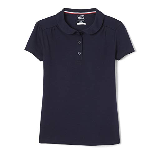 Image of French Toast Toddler Girls Short Sleeve Peter Pan Collar Polo