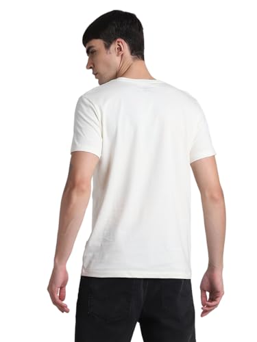 Image of JACK & JONES Men's Cotton Solid Slim Fit T-Shirt