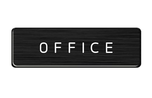 hAv[g ^v[g hATC (OFFICE, Black/White) Hansmare Aluminum Door Sign Vv gC ItBX  \D