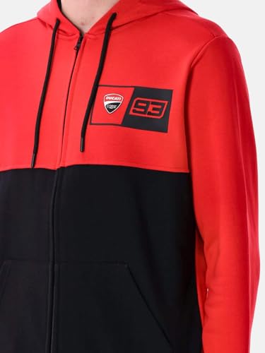 Sweat Ducati Dual Marquez 93 Box Logo S design exclusif noir - 3