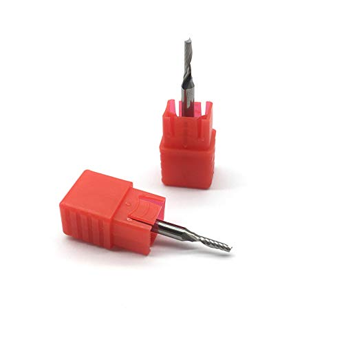 1PC One Flute Spiral D2x8 2mm 8mm Long Wood Milling Cutter PVC Carbide Engraving Cutters CNC Router Bits Acrylic