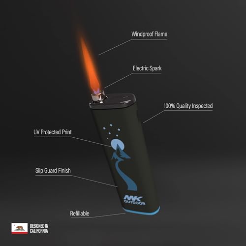 Set 5 encendedores MK Lighter Outdoor Series diseño assortido miniatura 4