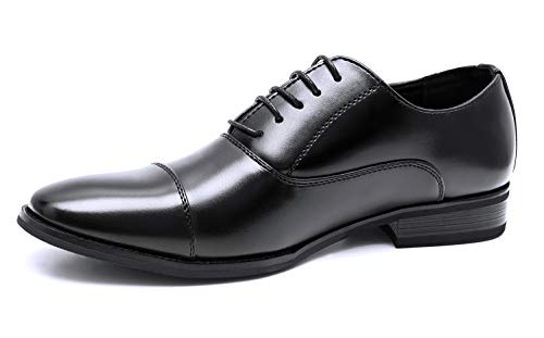 scarpe uomo Scarpe Uomo Class Blu Scuro Vernice Linea Classica Eleganti Cerimonia (#C3 Nero, Numeric_41)