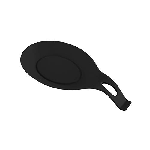 Spoon Rest, Silicone Kitchen Untensil Holder,Use For Kitchen Utensils, Gadget, Table Cutlery,Kitchen Giftsblack #TOP7