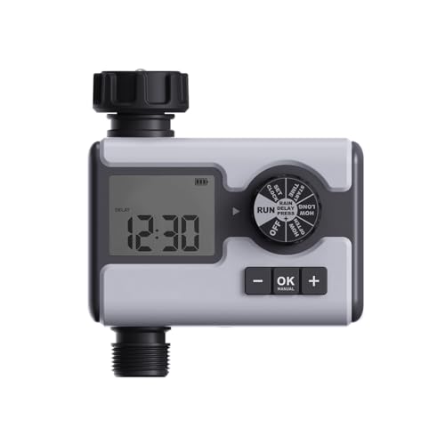 Aqualin Water Timer Garden Irrigation Hose Timer with Rain Delay,...