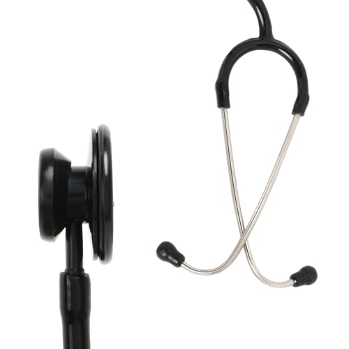 Image of RCSP Stethoscope for Kids Playing Toys Doctor Ala Plastic Body Clear Sound Light Weight Chest Piece Compact & Classic Look Black