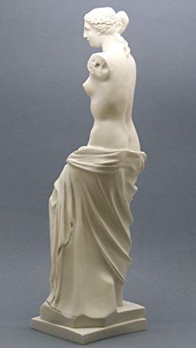 Aphrodite Venus De Milo Greek Goddess Cast Marble Statue Sculpture 15.55 Inches #TOP4
