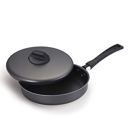 Frigideira Com Tampa - Extra-flon Nº 22 Aluminio Oliveira Frigideira Com Tampa - Extra-flon Nº 22 Pr