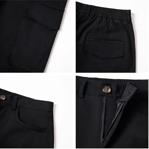 AIFARLD Men's Cargo Pants Lightweight Pants Relaxed Fit Stretch Joggers Hiking Travel Casual Work with Pockets4