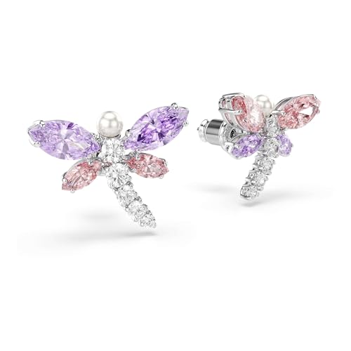 Image of Swarovski x Ariana Grande Collection, Mixed Cuts, Dragonfly, Rhodium Plated