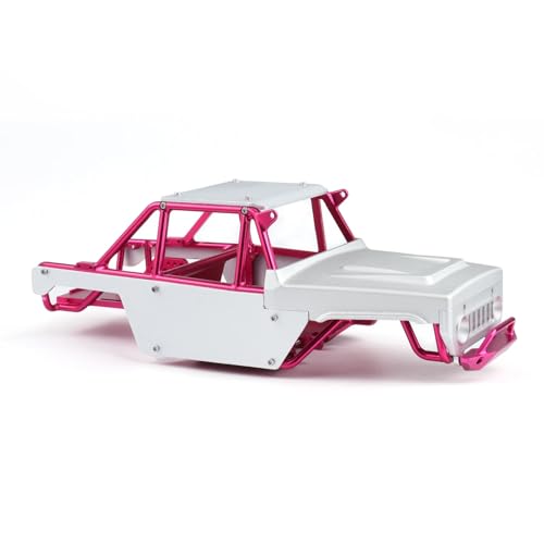 Châssis tubulaire aluminium CNC SCX24 anti-renversement rose