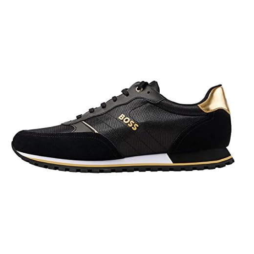 BOSS Parkour-l_Runn_nymx, Zapatillas Hombre, 007 Black, 42 EU