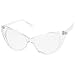 zeroUV - Super Cat Eye Glasses Vintage Inspired Mod Fashion Clear Lens Eyewear (Clear)