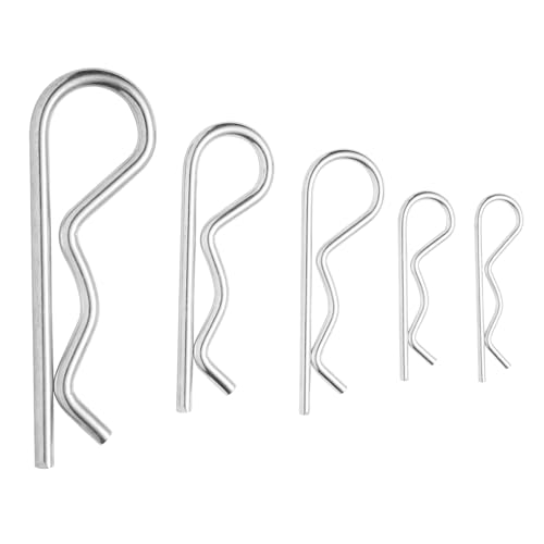 HXJDAM Split Pin Spring Pin 3 x 70 mm Splint Safety Pin Spring Cotter Pin – Pack of 15
