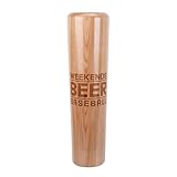 DUGOUT MUGS| Baseball Bat Mug, Double Sealed Drinking Cup For Sports Fans, 12 Oz Solid Wood, Weekends Beer Baseball