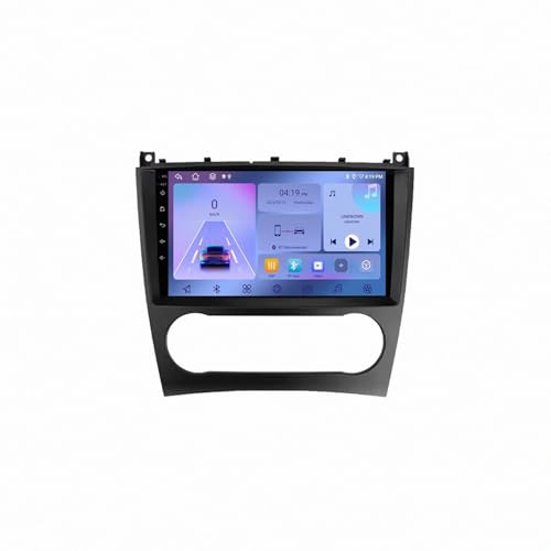 Autoradio CarPlay pour Benz W203 W209 2004-2011 avec GPS sans Fil et Écran Tactile HD