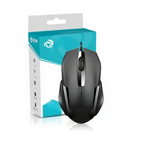 Image of Kaidiwei 001 Mouse | Wired USB for Business & Home | Precise Rapid Clicks for Laptop, PC, MacBook | Quiet & Comfortable | Ergonomic Design | 4000 DPI Sensor | Universal Compatibility