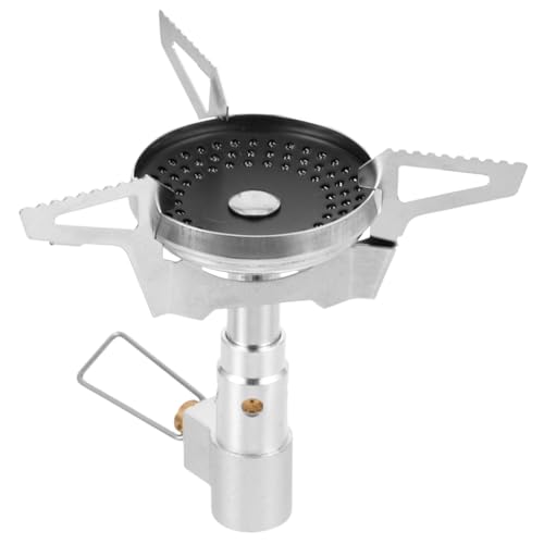 Hemobllo Metal Desmontable para Camping de Gas Portátil de Inoxidable para Acampar y Calentar Exterior