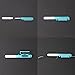 MEEYO Fishing Glow Sticks LED Night Fishing Strike Alert Glow Stick Bite Alarm, Battery Included (Cyan)