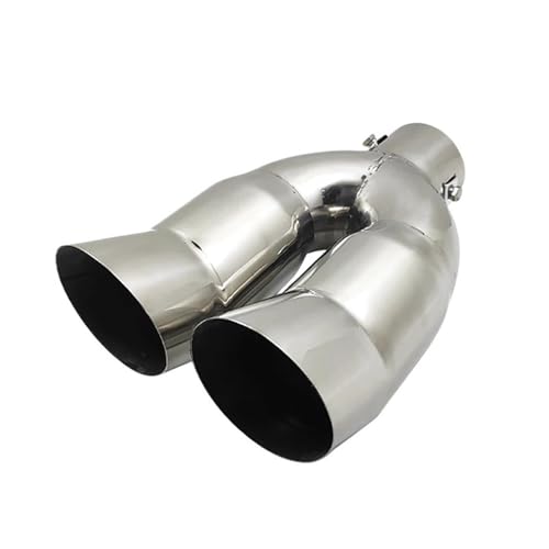 Tuyau d'échappement double sortie acier inoxydable embout silencieux voiture