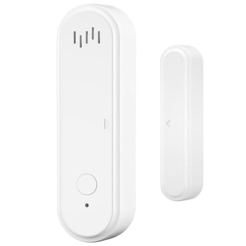 UHPPOTE Smart dörrkontaktsensor fönsteröppningsdetektor med larm 2,4 GHz WiFi-arbete med telefon Tuya-appavisering – ingen hubb krävs