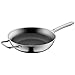 WMF Profi Resist Sauteuse compatible induction Diamètre 28 cm Poêle avec bord haut, revêtement multicouche, structure alvéolée et poignée en acier inoxydable Passe au four