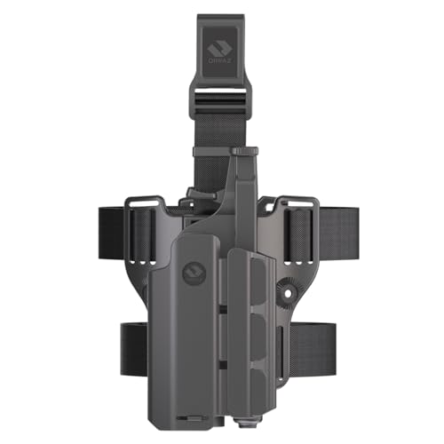 Orpaz Light Bearing Holster for Sig P320, P226, P229, SP2022 and SP2340 Compatible with Streamlight TLR-2 and SureFire X400, with Drop-Leg Attachment