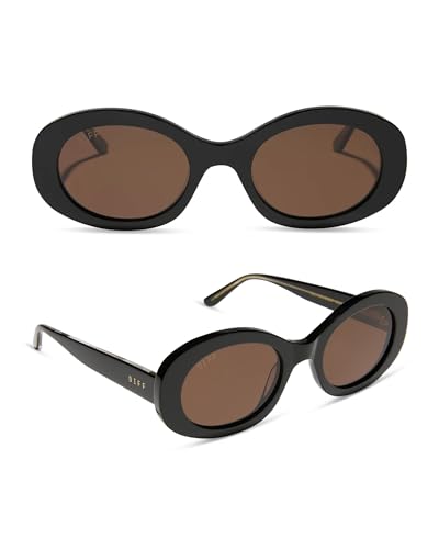 DIFF Lainey Designer Oval Sunglasses for Women UV400