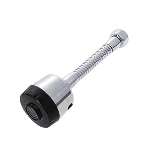 Veemoon Drehbarer Wasserhahnverlängerung mit Sprühkopf