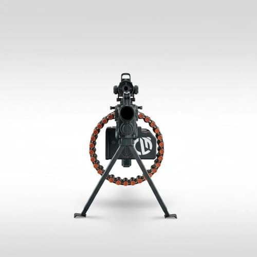 Image of Machine Gun Toy for Kids, Ripit Battle Soft Bullet Toy Gun for Boys, Automatic Target Shooting NERF Machine Gun Toy for Adults