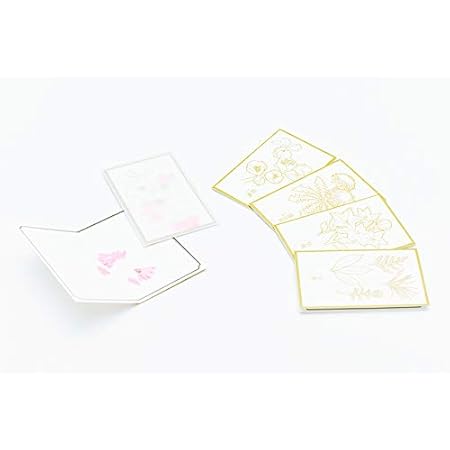 Amazon 花色鉛筆メッセージカード 花色鉛筆 メッセージカード Trinus 5枚セット 塗り絵 大人 色鉛筆 文房具 オフィス用品