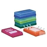 neolab 2–2761 Combi de rack pour PCR de tubes et vaisseaux réaction avec couvercle, ble...