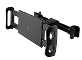 KSIX smart your tech Soporte para Asiento Trasero Universal, Reposacabezas, para Smartphones y Tablets, Rotación 360, Instalación Fácil y Segura, Color Negro