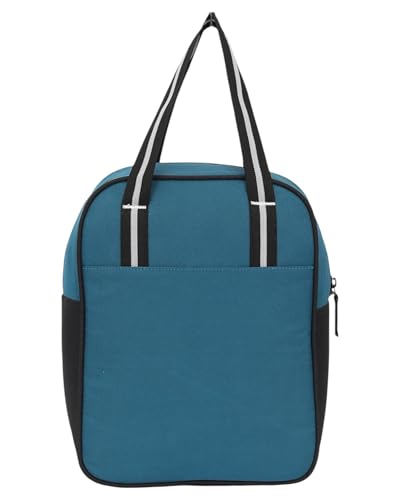 Image of Durable & Lightweight Lunch Bag | Trendy Water-Resistant Tiffin Bag & Meal Holder for Office, School, Travel & Picnic, Stylish, Insulated Design for Men, Women & Kids. (T-Blue)