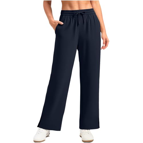Pantalon de yoga avec poches latérales et fentes d'aération confortables