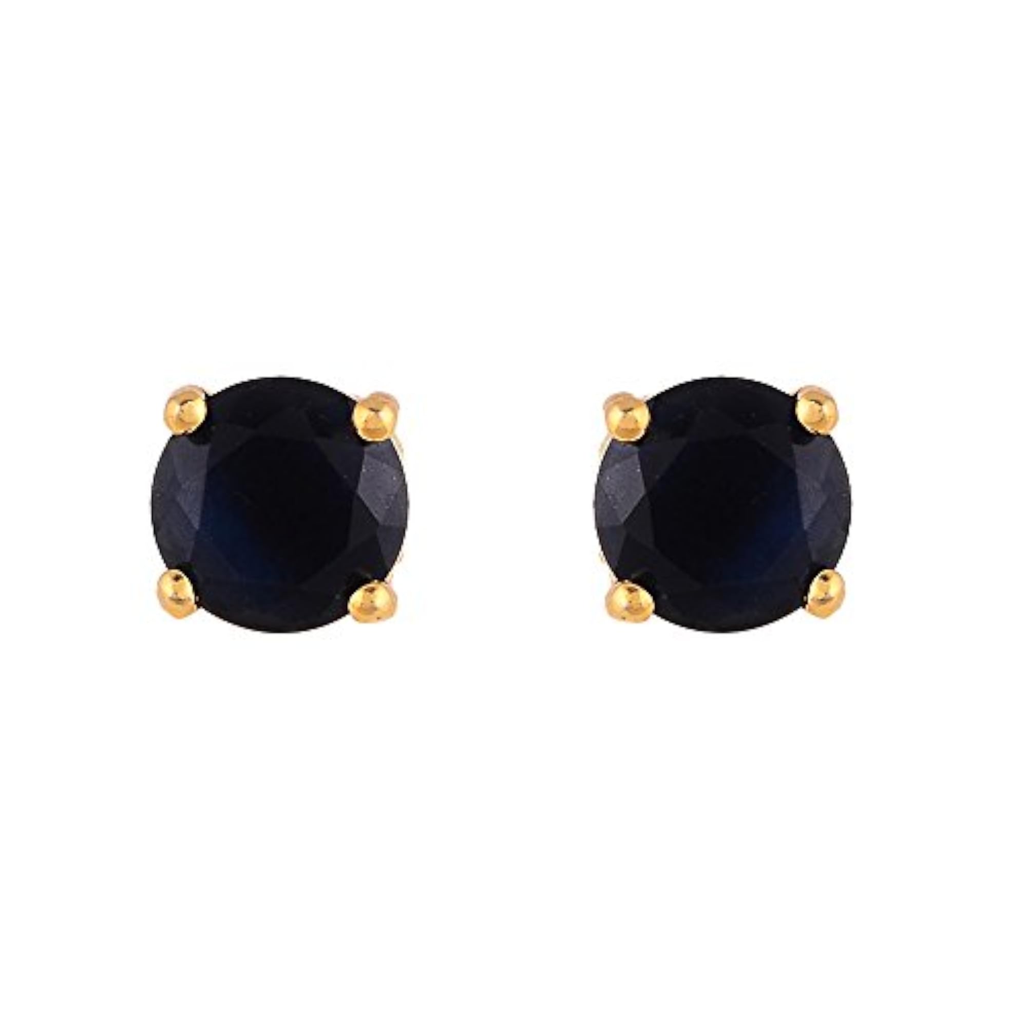 Women's Gold-Toned Multicolor Sun Stud Earrings, Changeable Set