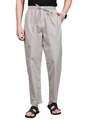 Image of Majestic Man Men Mid Rise Comfort Fit Solid Pure Cotton Casual Style Lounge Pants