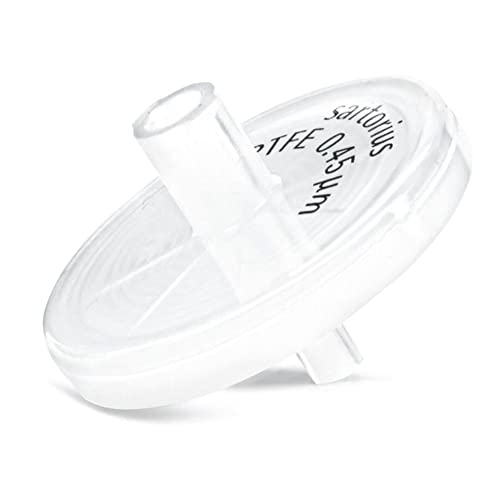 Image of Sartorius Minisart 17576----------Q SRP Syringe Filter with Male Luer Slip, PTFE Membrane, Non Sterile, Opaque, 0.45m Pore Size (Pack of 500)