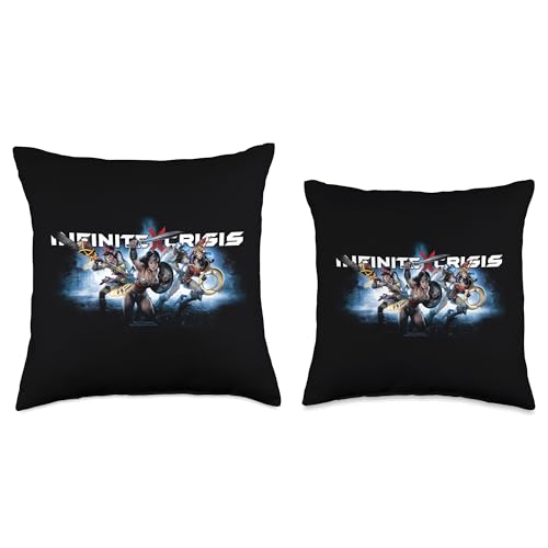 Coussin décoratif DC Comics Infinite Crisis bleu aux finitions premium - 4