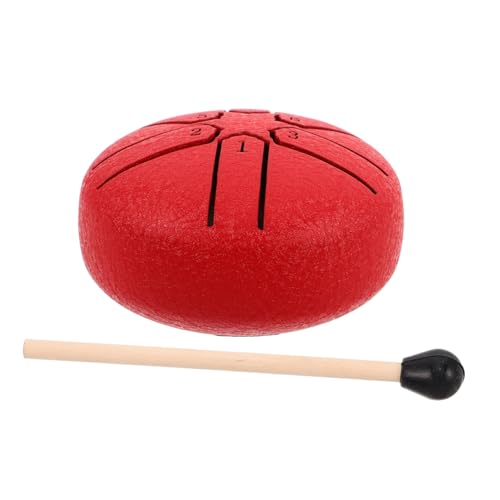 Abaodam 6 Note Mini Steel Tongue Drum Easy to Play for Boys and Girls Adults Yoga Outdoor Garden Rain Drum