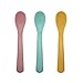 Zeayebsr Babylöffel, 3 Stück Baby Fütterlöffel aus Extra Weich Silikon, BPA Frei, Breilöffel Lang, Säugling Beikost Esslöffel für Baby & Kleinkind Säugling Kinder ab 4 Monate