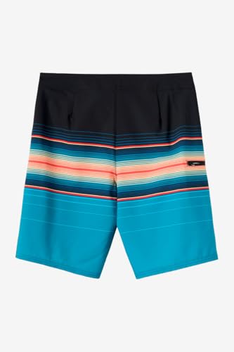O'NEILL Boy's 17 Stripe Boardshorts - Water Resistant Swim Trunks for Kids with Quick Dry Stretch Fabric and Pockets2