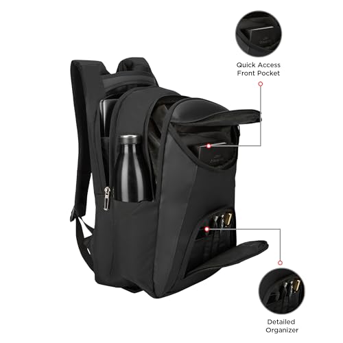 Image of HARISSONS Axis Business Travel Laptop Backpack | 35L | Fits 15.6 inch Laptop | 1000D PU-Coated Polyester | Office, Travel & Work Commute