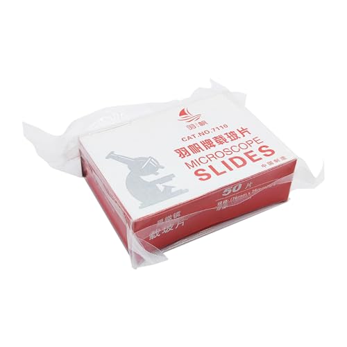 1 Packs 1mm Thickness Cavity Glass Single Concave Microscope Glass Slides Reusable Laboratory Blank Sample (7110)