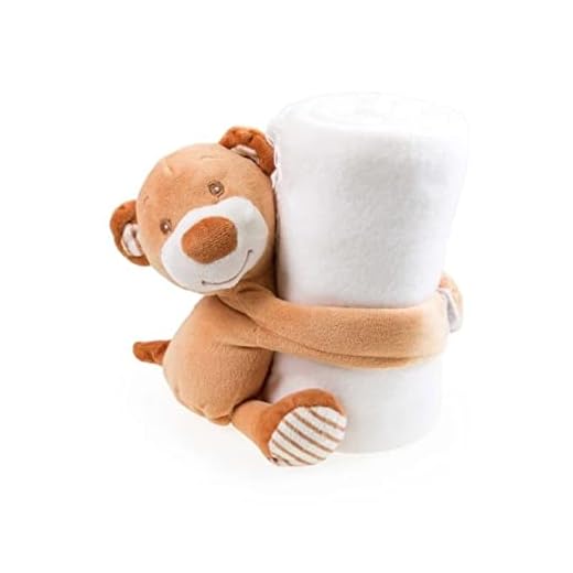 Bigbuy Kids S1407094 - Manta Polar Infantil Con Peluche Oso 144721