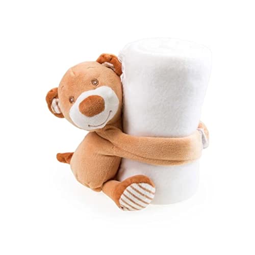 Bigbuy Kids S1407094 - Manta Polar Infantil Con Peluche Oso 144721