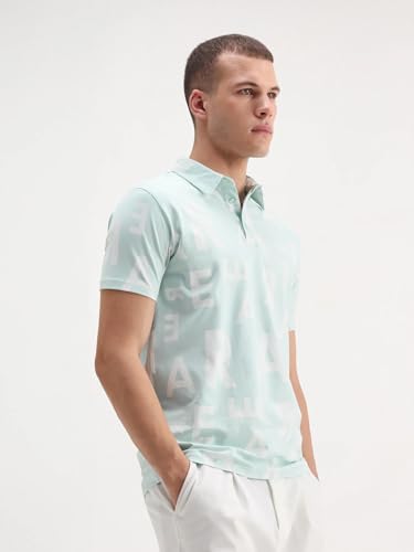 Image of Rare Rabbit Regular fit Monogram Print Polo