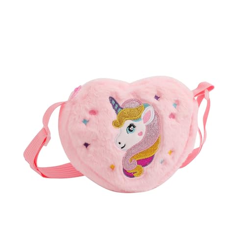 Kids Crossbody Bag Girls Crossbody Bag, Plush Unicorn Bag Unicorn